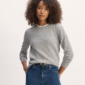 Everlane Gray Cashmere Sweater Medium
